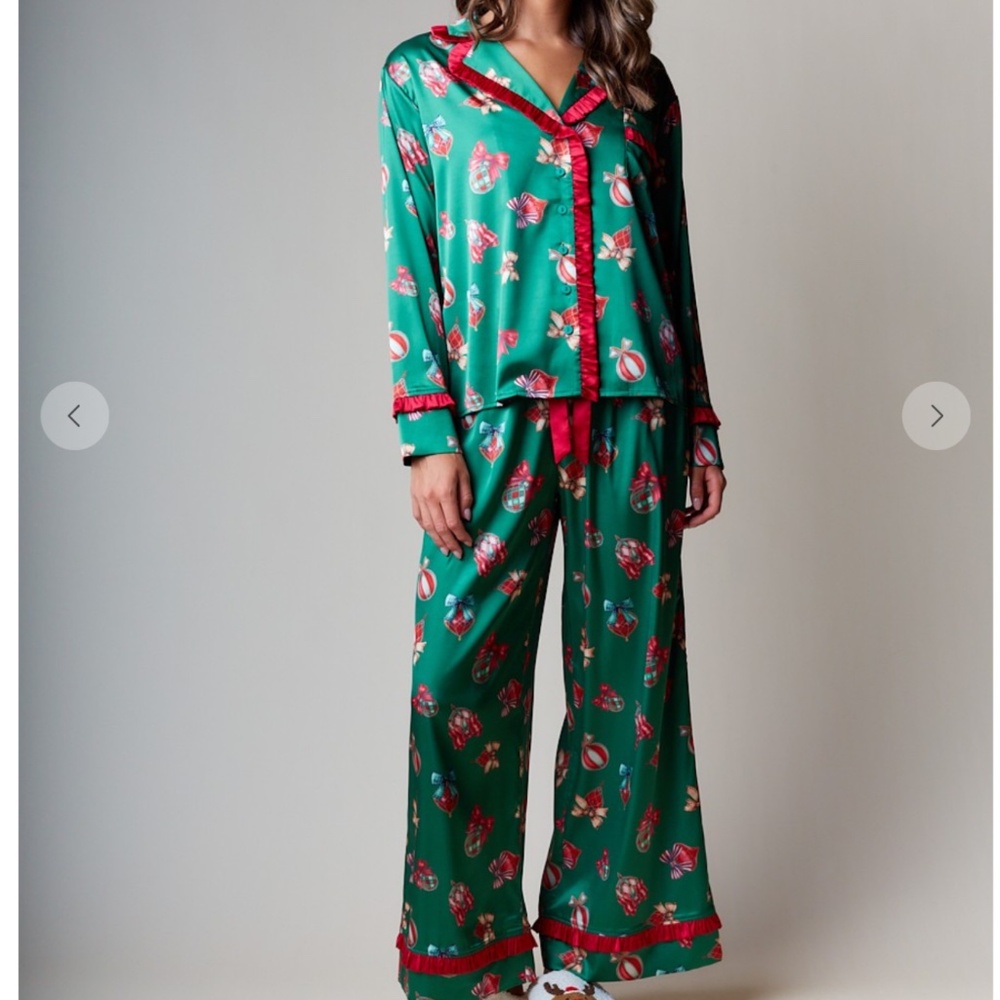 💲Rareraw “ Pj’s 4 “ Rareraw Merry Christmas Pajama 2 Piece Set 57 - Picture 1 of 8